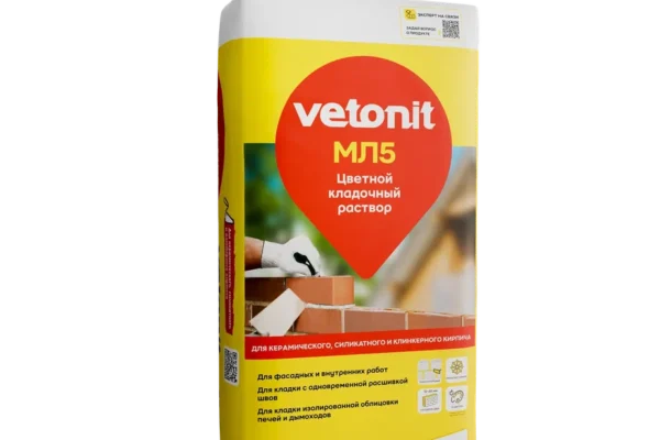 Vetonit МЛ5 25 кг цветной кладочный раствор