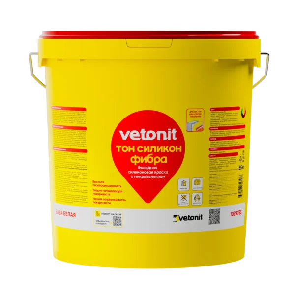 Vetonit тон силикон фибра 25 кг