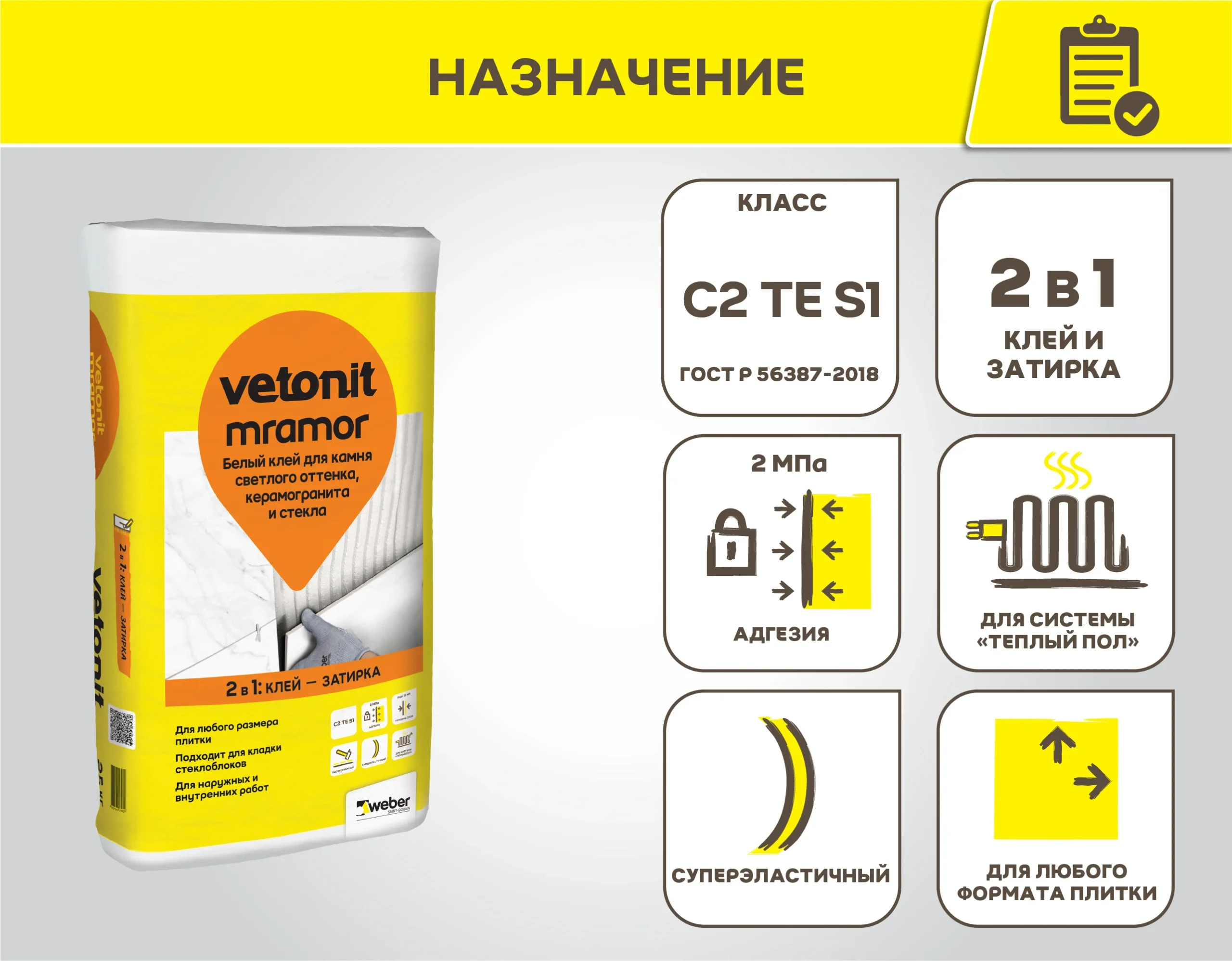 Vetonit мрамор 25 кг