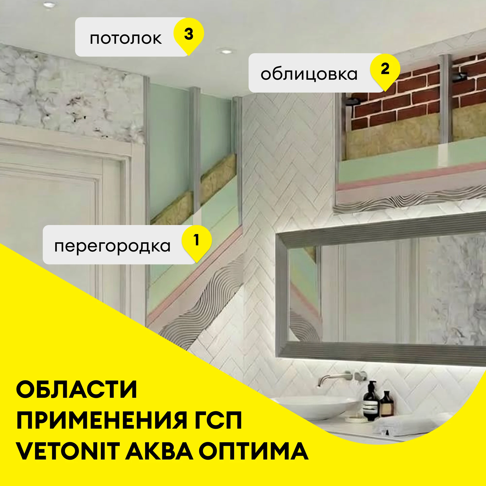 Vetonit Аква Оптима 2500х1200х12.5мм