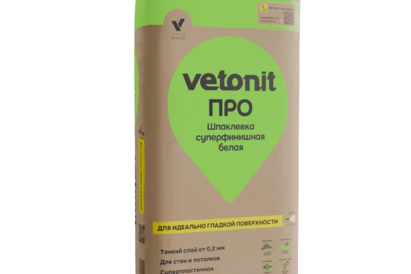 Vetonit ПРО 25 кг белая суперфинишная