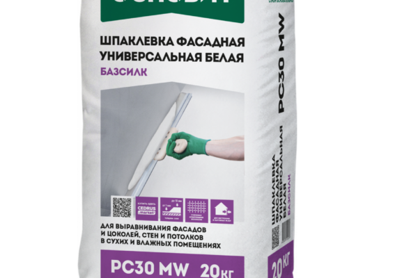 Основит Базсилк PC30 MW 20 кг цементная белая